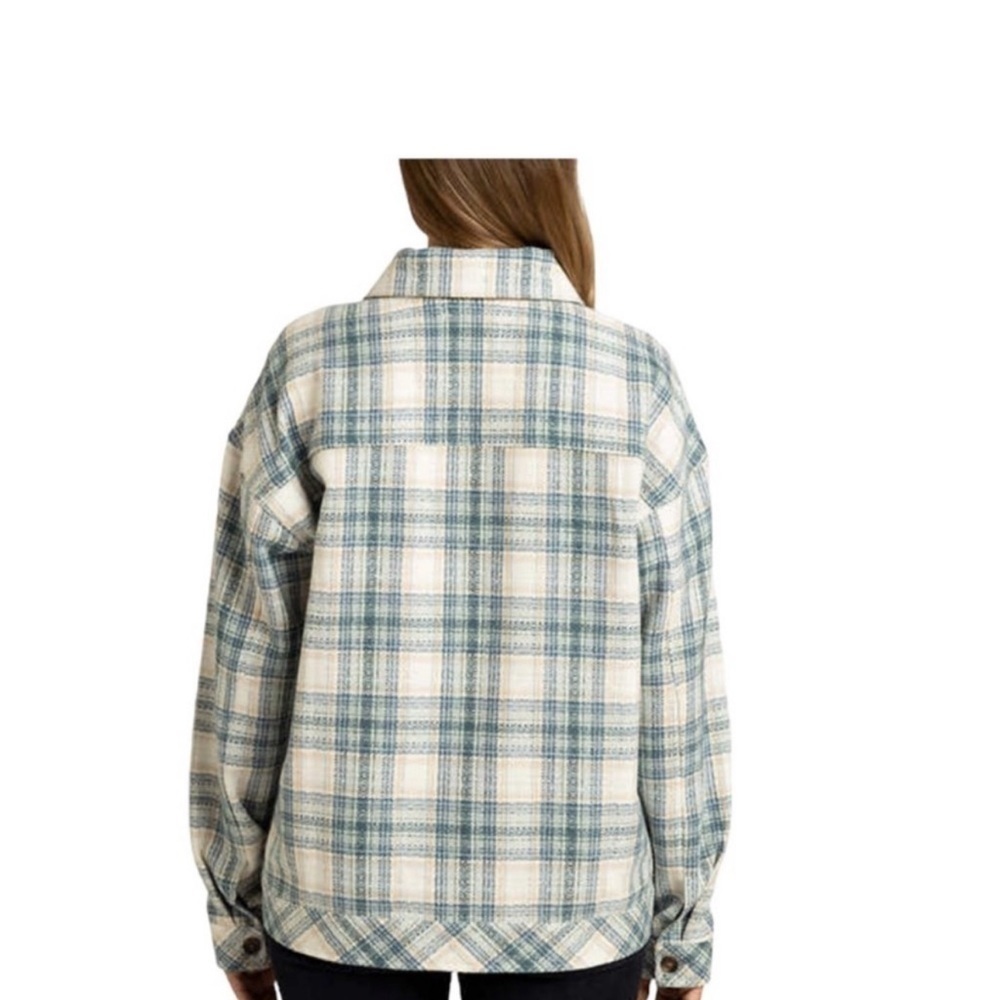 Boston Traders Women’s Shacket Buttoned Down Shirt Top Sz XL - Picture 2 of 9